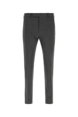 Pt Torino Stretch Virgin Wool Trousers — Gray