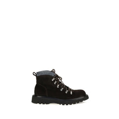 Fratelli Rossetti Suede Lace-Up Boot — Black