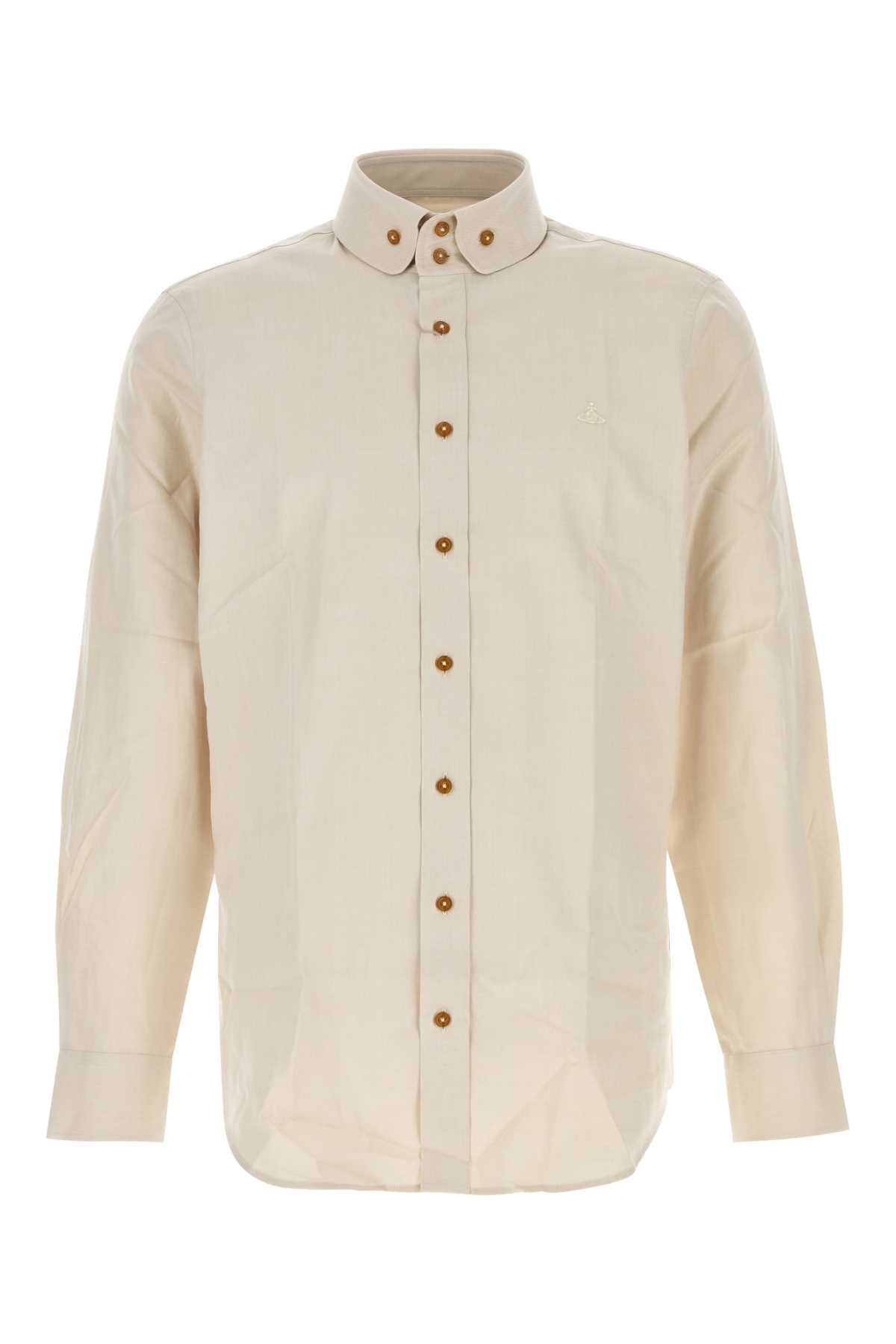 Vivienne Westwood Button Shirt — Beige