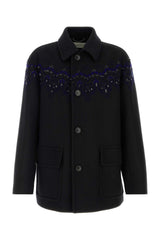 Dries Van Noten Coat — Black