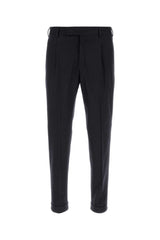 Pt Torino Stretch Wool Blend Trousers — Blue