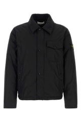 Stone Island Down-Filled Down Jacket — Black