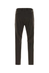 Pt Torino Stretch Wool Trousers — Brown