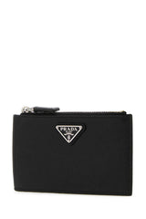 Prada Saffiano Leather Card Case — Black