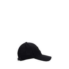 Moose Knuckles MOM31MA534283BB Cotton Logo Baseball Cap — Black
