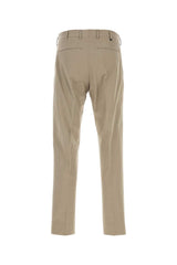 Pt Torino Stretch Cotton Trousers — Beige