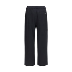 Moose Knuckles Straight Leg Cotton Joggers — Black
