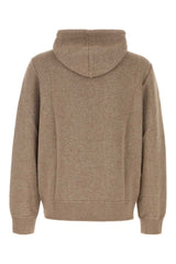 Etro Printed Jersey Hoodie — Beige