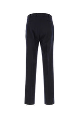 Pt Torino Virgin Wool Trousers — Navy