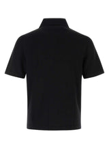 Burberry Wool Polo Shirt — Black
