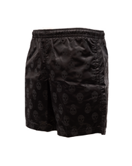 Alexander McQueen Skull-Print Nylon Shorts — Black