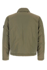 Stone Island Quilted Down Down Jacket — Green