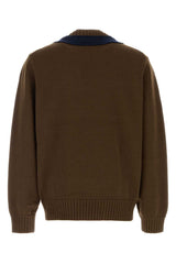 Sacai Knit Sweater — Brown