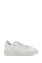 Golden Goose Deluxe Brand Leather Low-Top Sneaker — White