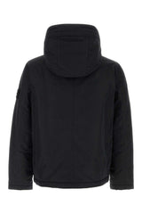 Stone Island Hooded Down Down Jacket — Black
