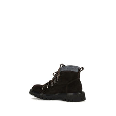 Fratelli Rossetti Suede Lace-Up Boot — Black