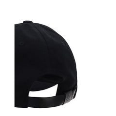 Moose Knuckles MOM31MA534283BB Cotton Logo Baseball Cap — Black