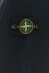 Stone Island Compass-Patch Cotton Sweatshirt — Black