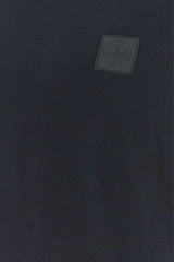 Stone Island Logo-Patch Cotton T-Shirt — Navy