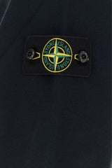 Stone Island Logo-Patched Cotton Sweatshirt — Navy