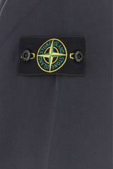 Stone Island Hooded Cotton Jacket — Blue