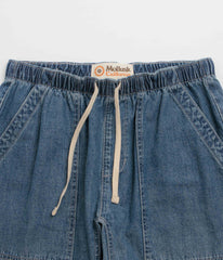 Mollusk Drawstring Salvador Pants - Vintage Indigo Denim