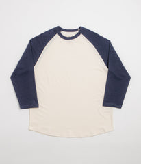 Mollusk Hemp Baseball T-Shirt - Navy