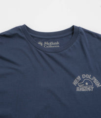Mollusk New Dolphin Energy T-Shirt - Navy Indigo