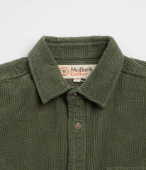 Mollusk Thurston Shirt - Rover Green Corduroy