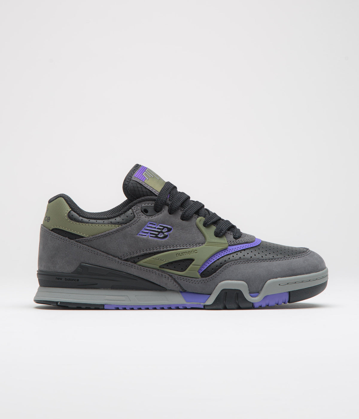 New Balance Numeric 770 Shoes - Charcoal / Purple