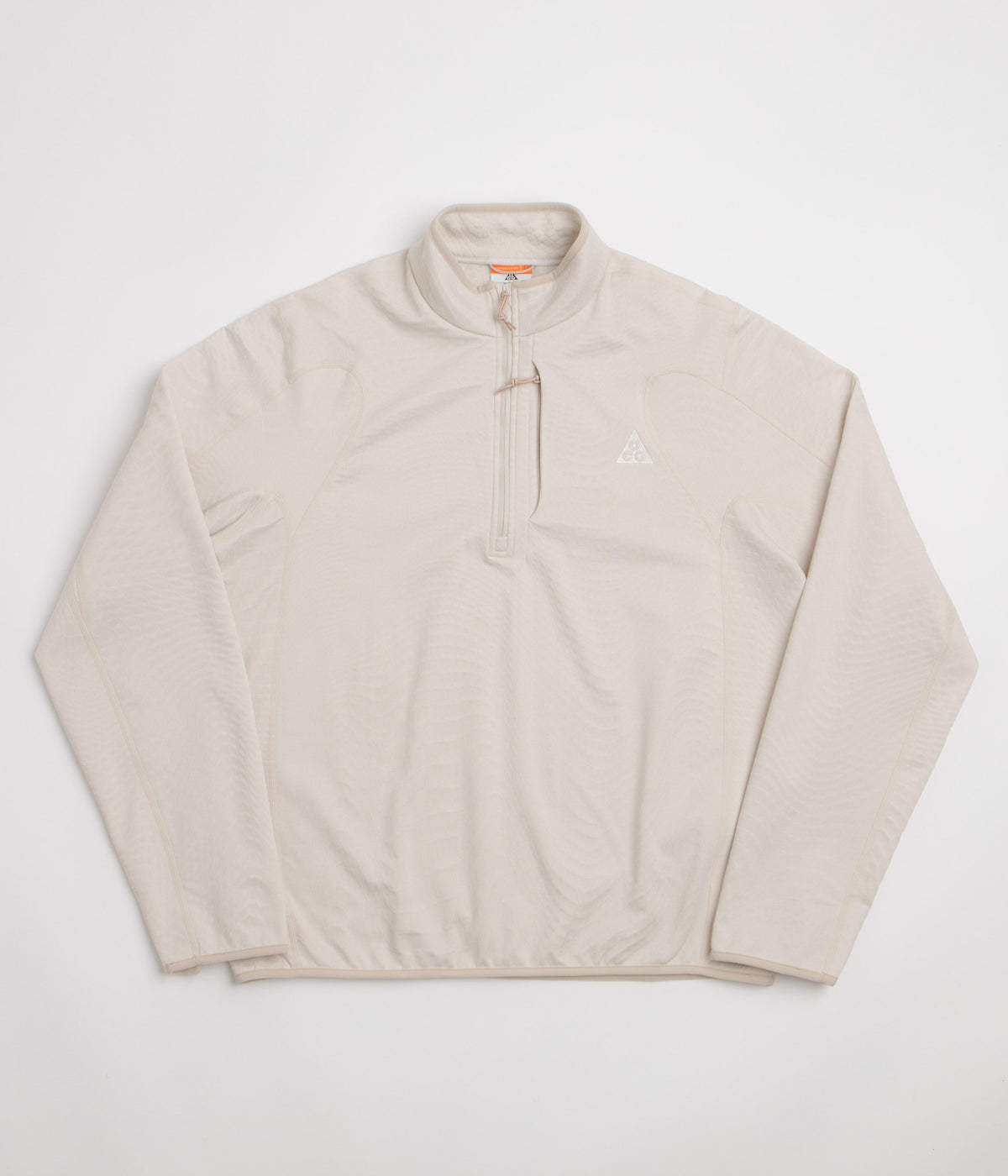 Nike ACG Wolf Grid 1/2 Zip Sweatshirt - Light Orewood Brown / Cream II / Summit White