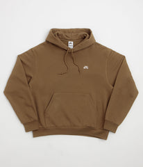 Nike SB Essential Logo Hoodie - Mosswood Brown / White
