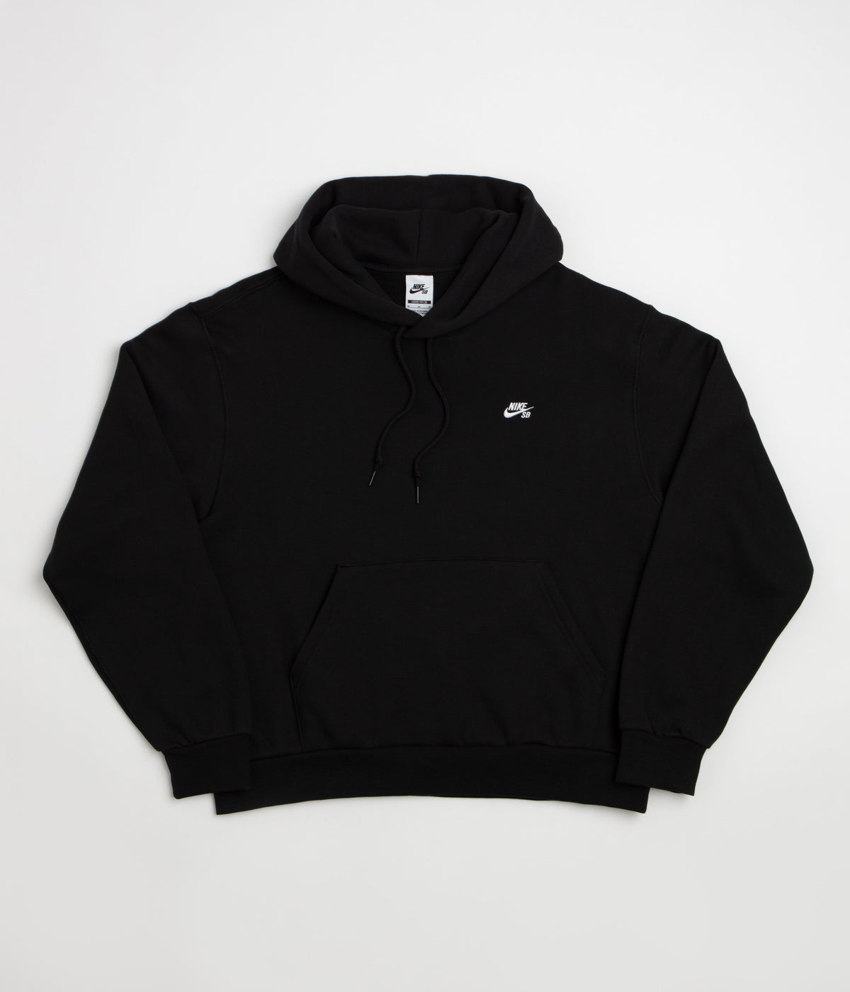 Nike SB Essential Small Logo Hoodie - Black / White