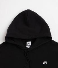 Nike SB Essential Small Logo Hoodie - Black / White