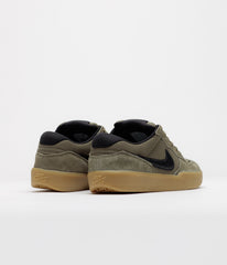 Nike SB Force 58 Shoes - Medium Olive / Black - Medium Olive