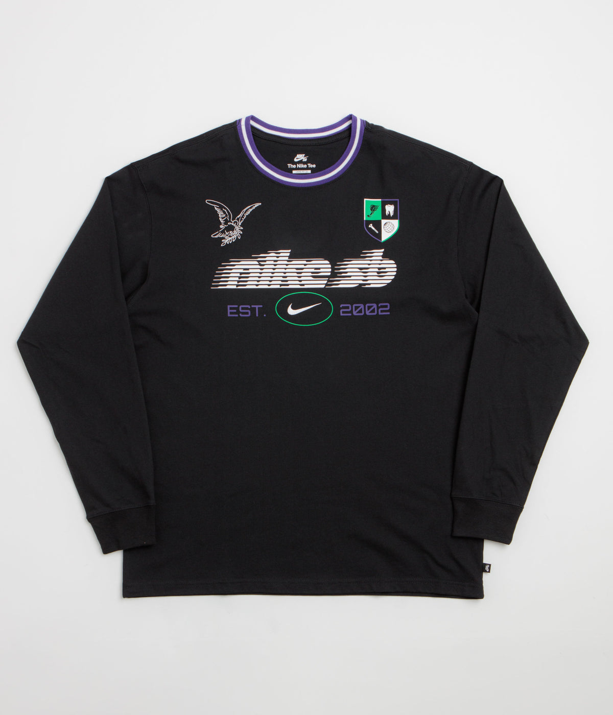 Nike SB Rugby Long Sleeve T-Shirt - Black