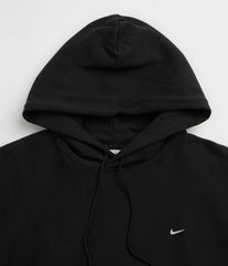 Nike Solo Swoosh Hoodie - Black / Black / White / White