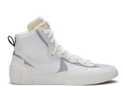 Blazer Mid Sacai White Grey