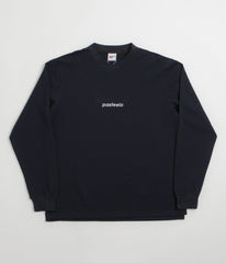 Pasteelo Pique Sports Long Sleeve T-Shirt - Navy