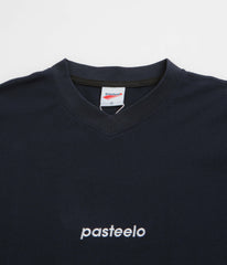 Pasteelo Pique Sports Long Sleeve T-Shirt - Navy