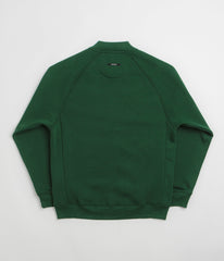 Pasteelo Zip Up Trainer Sweatshirt - Forest