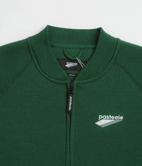 Pasteelo Zip Up Trainer Sweatshirt - Forest
