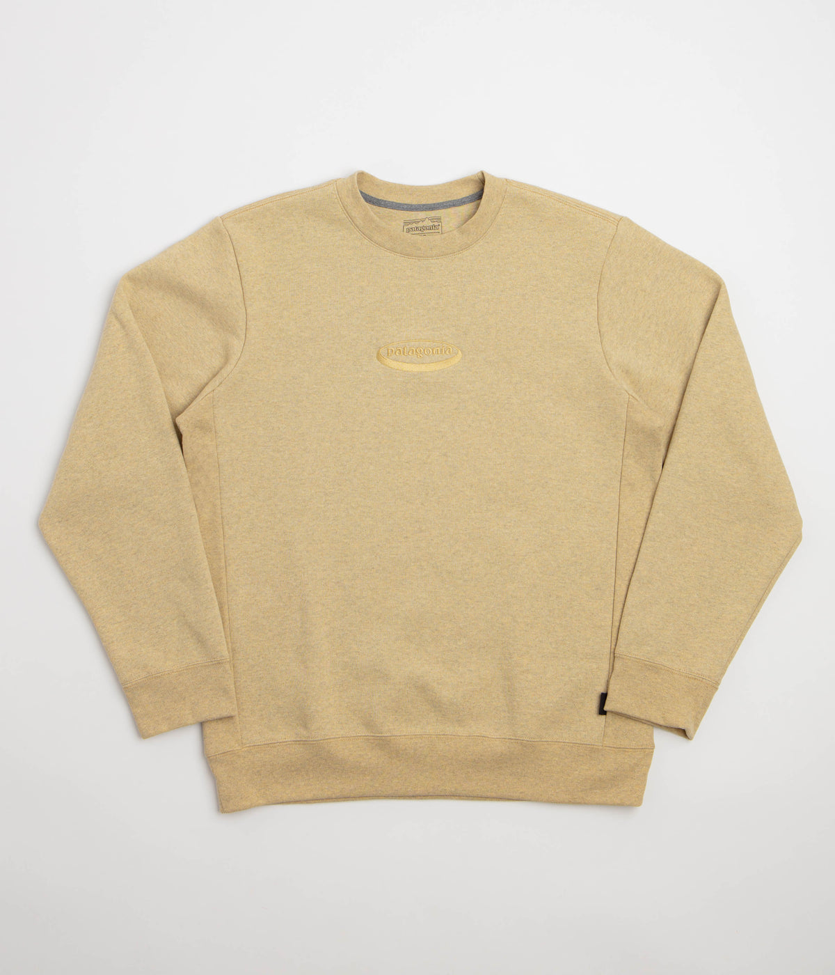 Patagonia 95 Oval Logo Uprisal Crewneck Sweatshirt - Lynx Tan