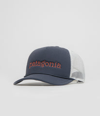 Patagonia Broadcaster Cap - Strata Text: Smolder Blue