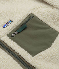 Patagonia Classic Retro-X Jacket - Dark Natural / Basin Green