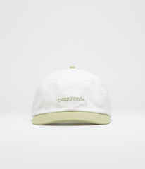 Patagonia Fitz Roy Icon Trad Cap - Text Logo: Birch White / Gumtree Green