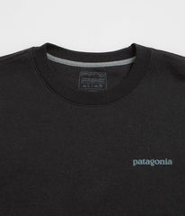 Patagonia Fitz Roy Icon Uprisal Crewneck Sweatshirt - Ink Black