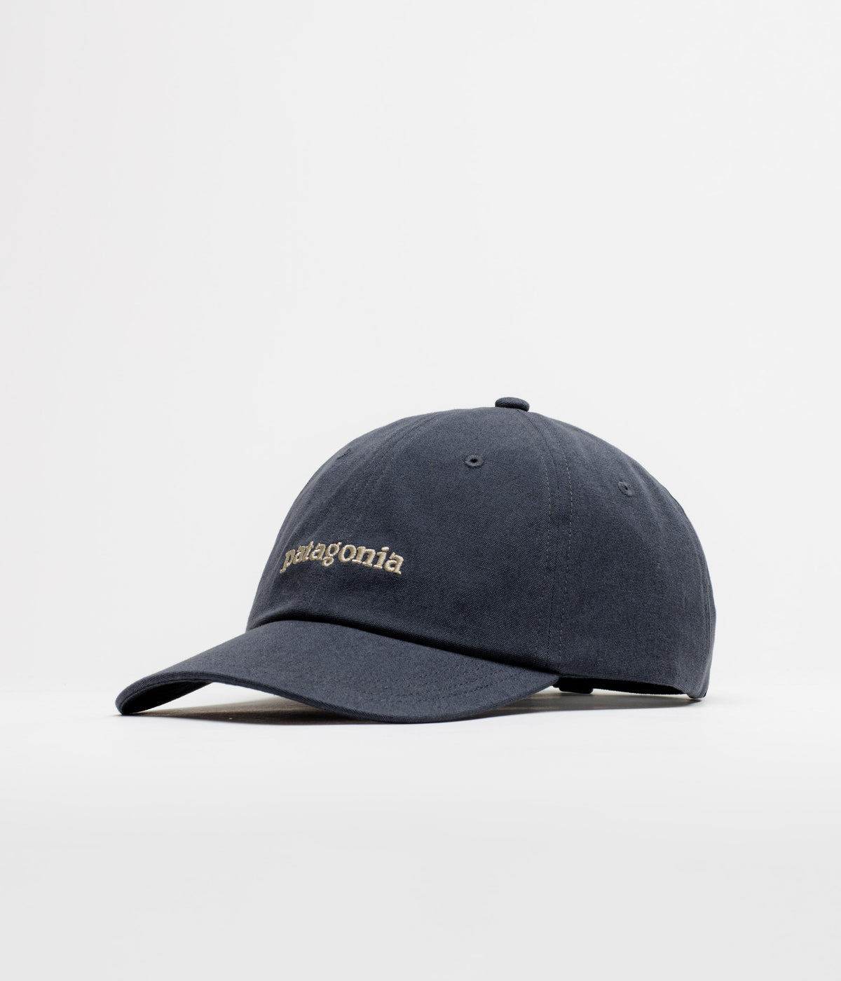 Patagonia Graphic Trad Cap - Text Logo: Smolder Blue