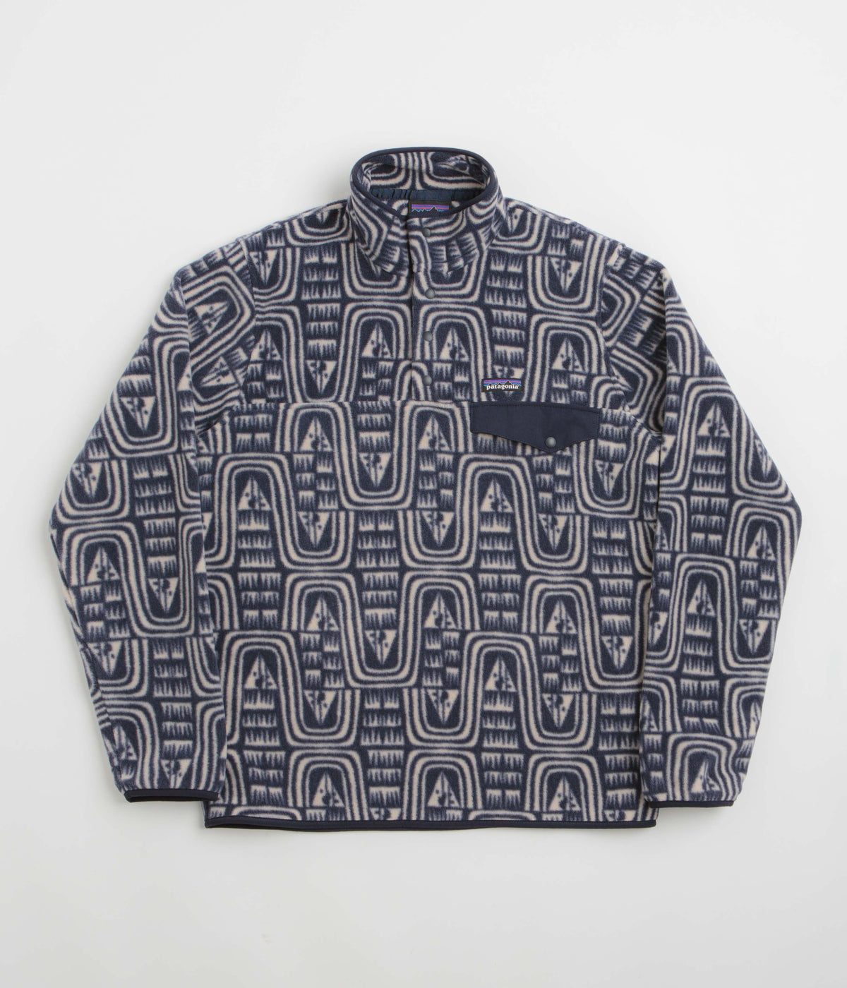 Patagonia Lightweight Synchilla Snap-T Fleece - Flow: Sunken Blue