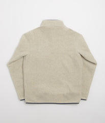 Patagonia Lightweight Synchilla Snap-T Fleece - Oatmeal Heather / Smolder Blue